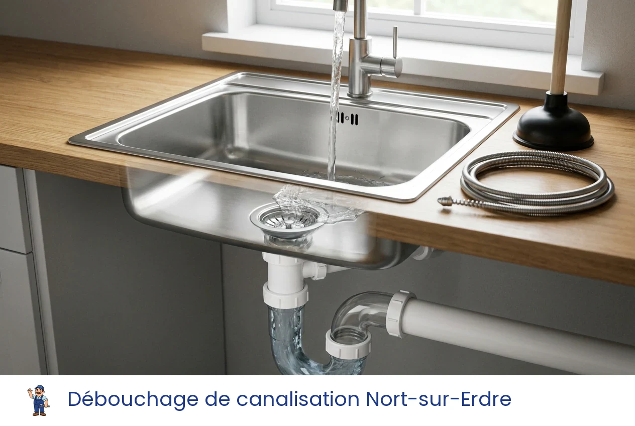 Débouchage de canalisation à Nort-sur-Erdre