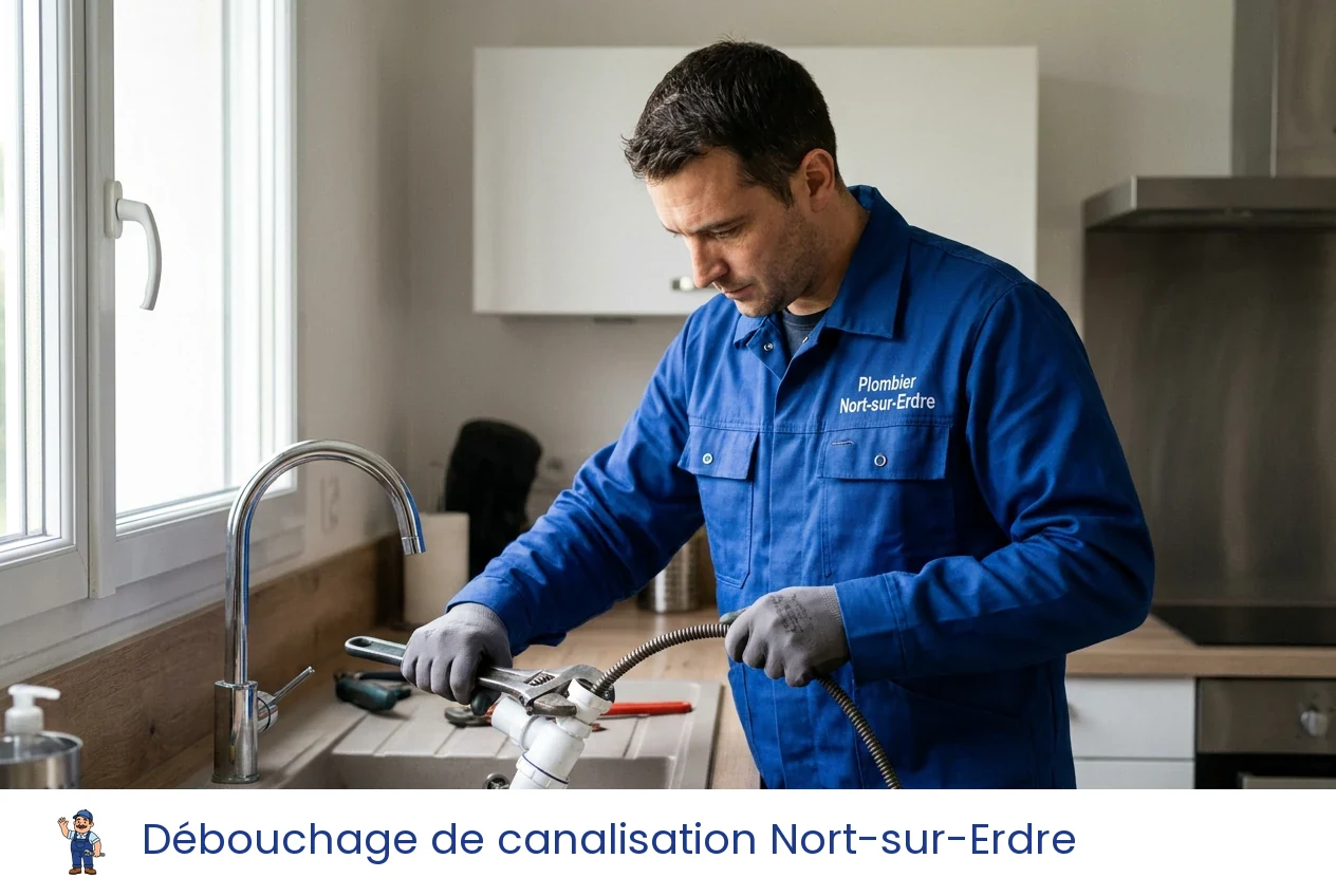 Débouchage de canalisation à Nort-sur-Erdre