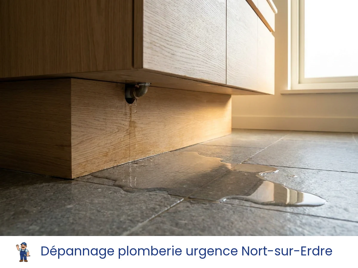 Dépannage plomberie urgence à Nort-sur-Erdre