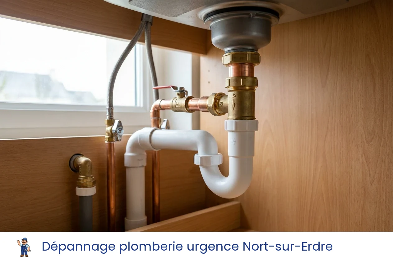 Dépannage plomberie urgence à Nort-sur-Erdre