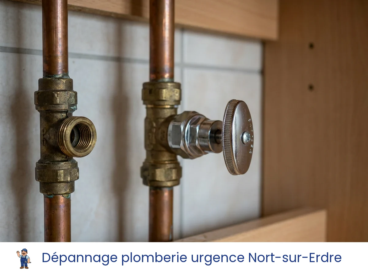 Dépannage plomberie urgence à Nort-sur-Erdre