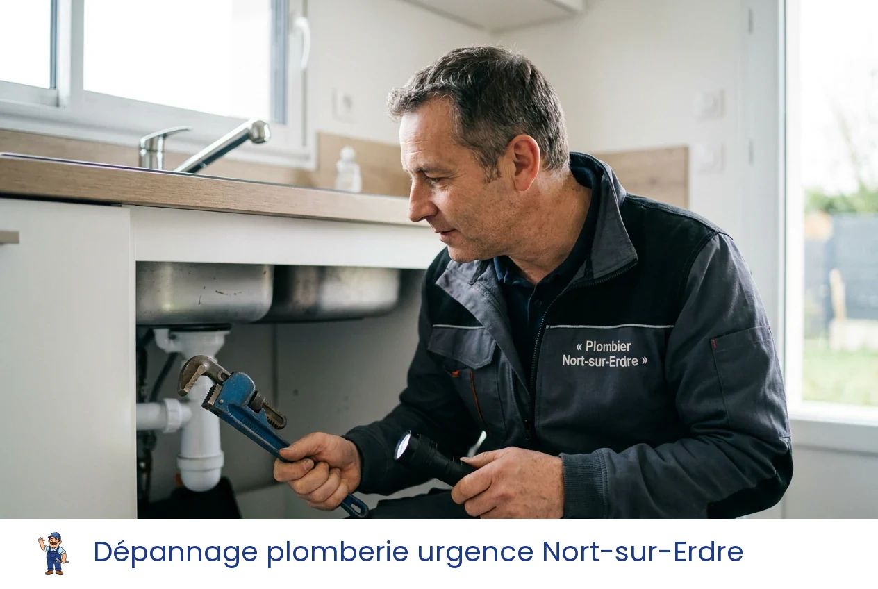 Dépannage plomberie urgence à Nort-sur-Erdre