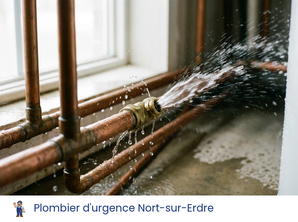 Plombier d'urgence à Nort-sur-Erdre