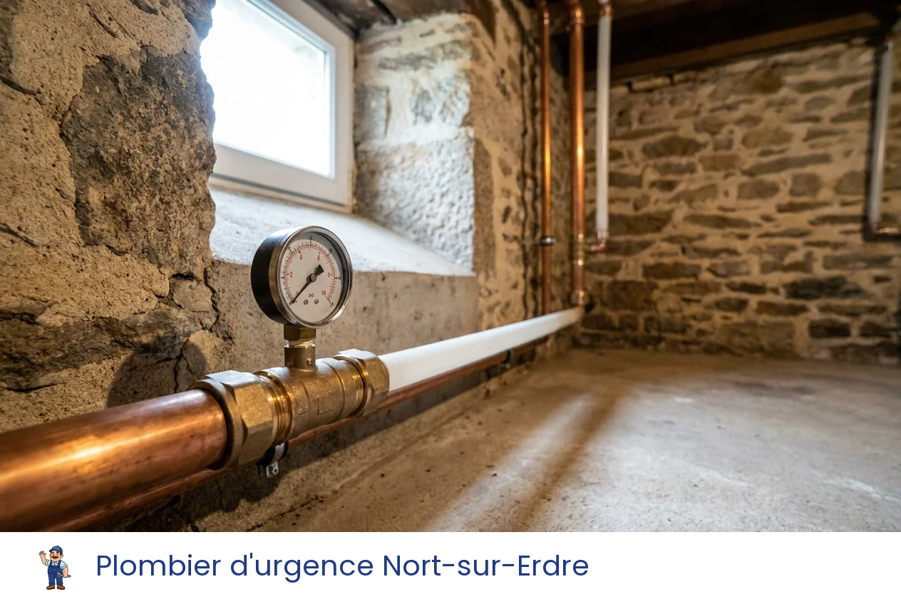 Plombier d'urgence à Nort-sur-Erdre