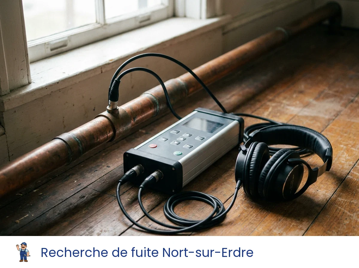 Recherche de fuite à Nort-sur-Erdre