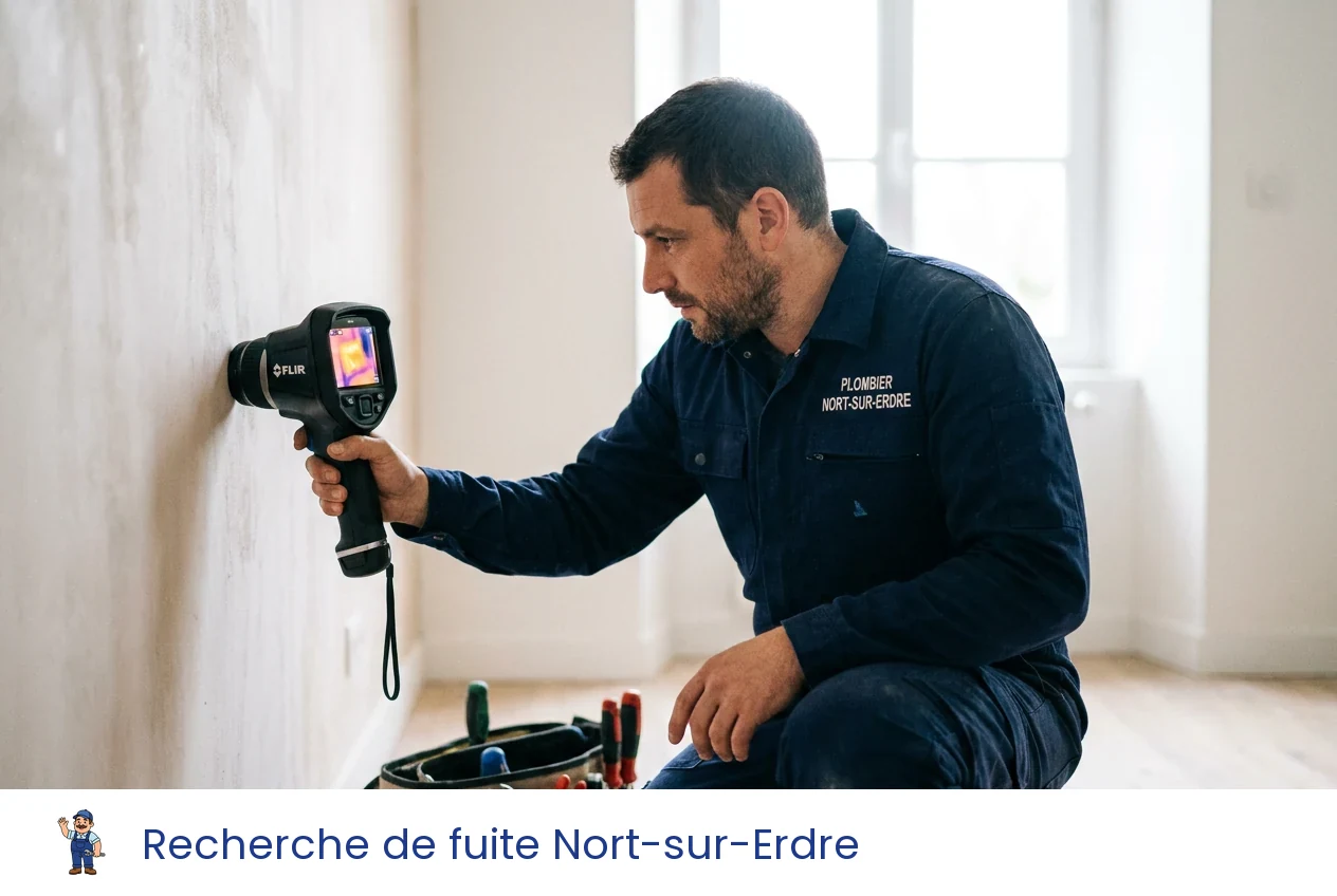 Recherche de fuite à Nort-sur-Erdre