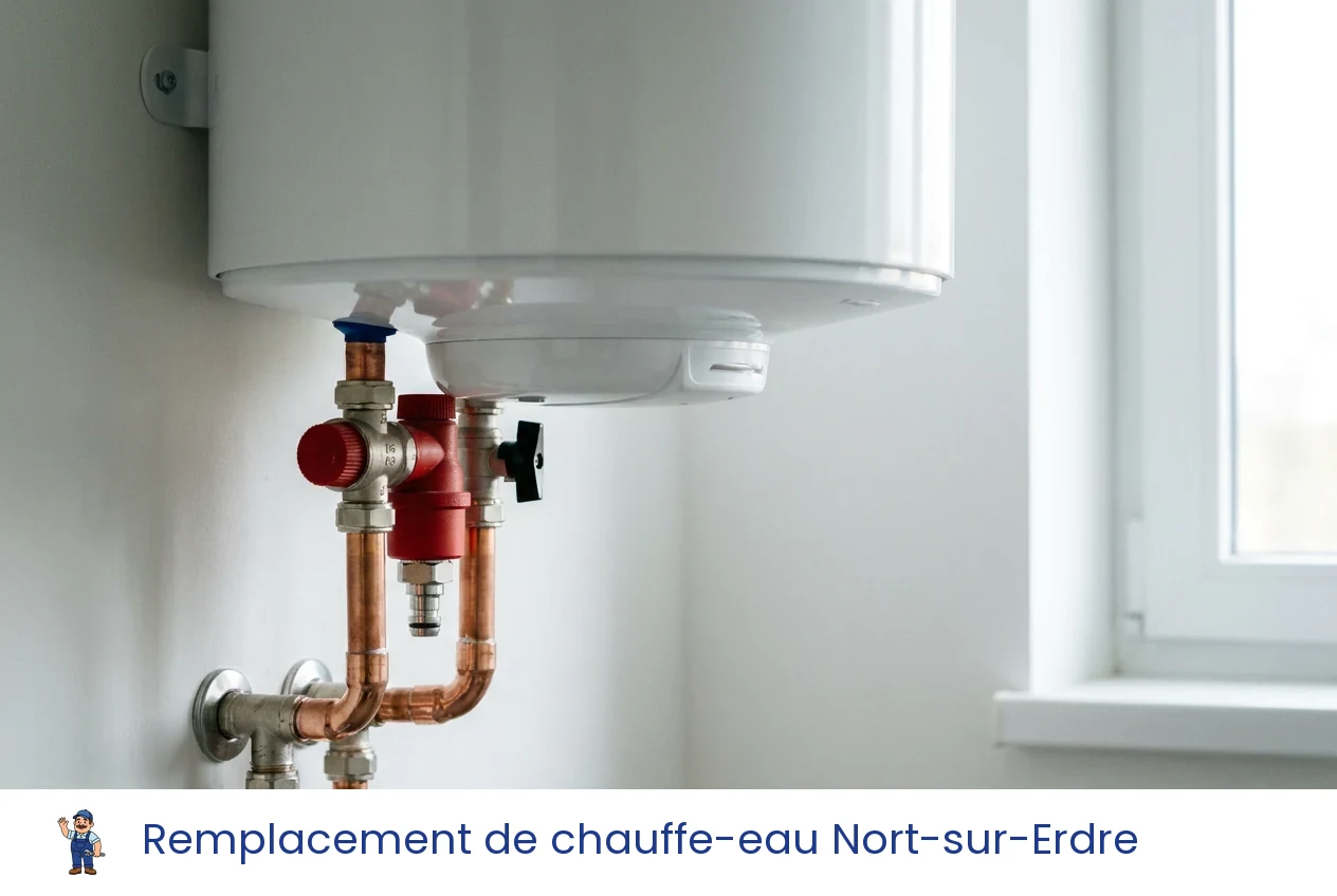 Remplacement de chauffe-eau à Nort-sur-Erdre