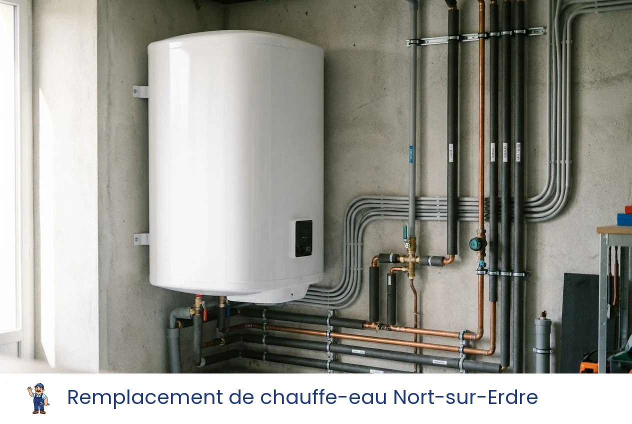 Remplacement de chauffe-eau à Nort-sur-Erdre