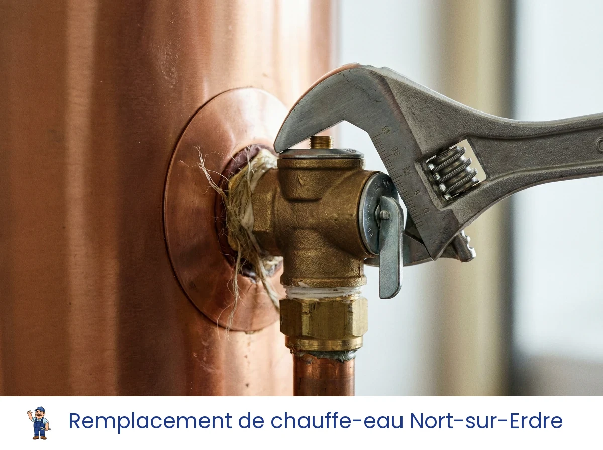 Remplacement de chauffe-eau à Nort-sur-Erdre