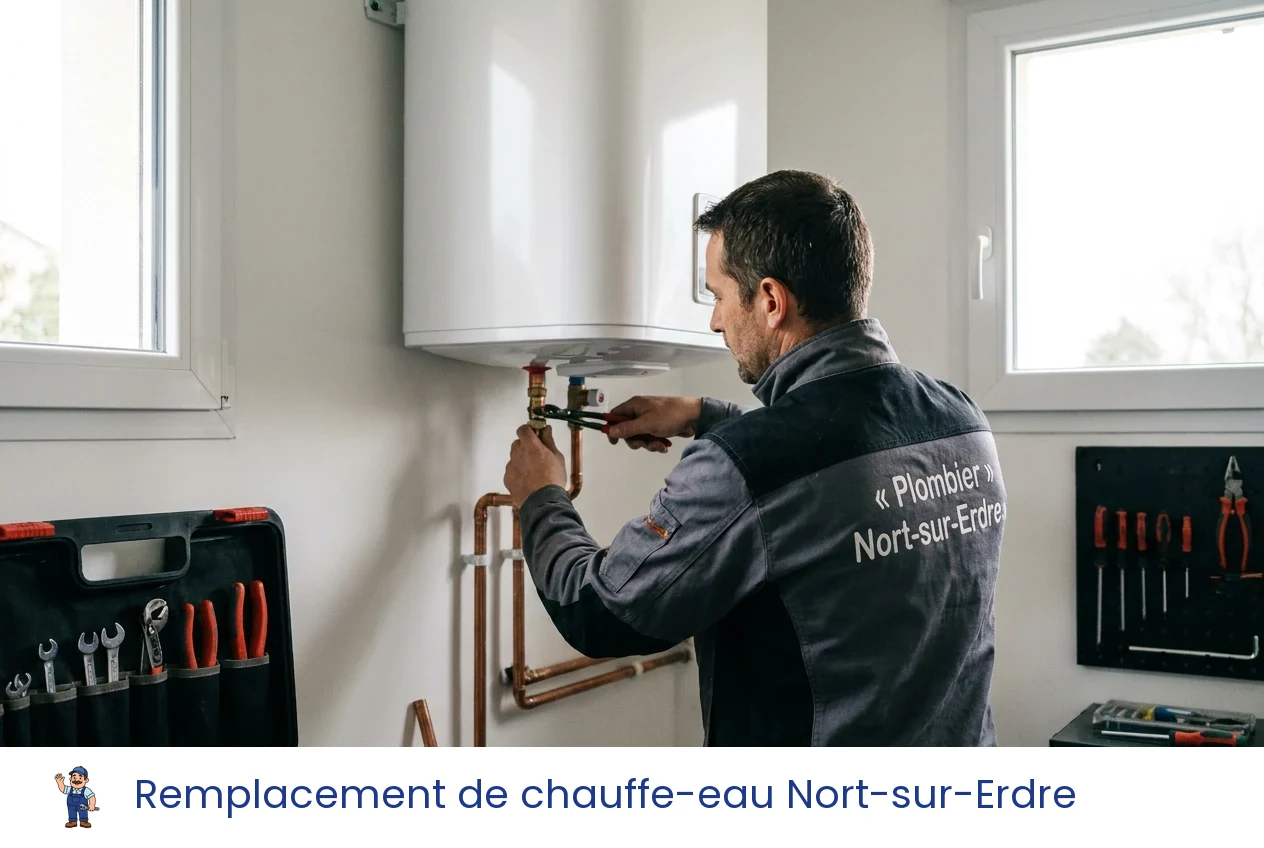 Remplacement de chauffe-eau à Nort-sur-Erdre