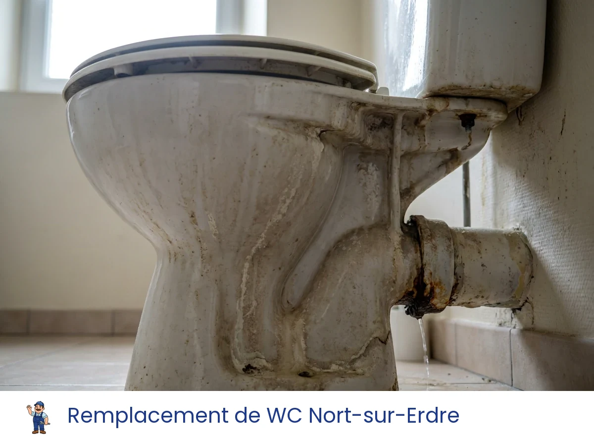 Remplacement de WC à Nort-sur-Erdre