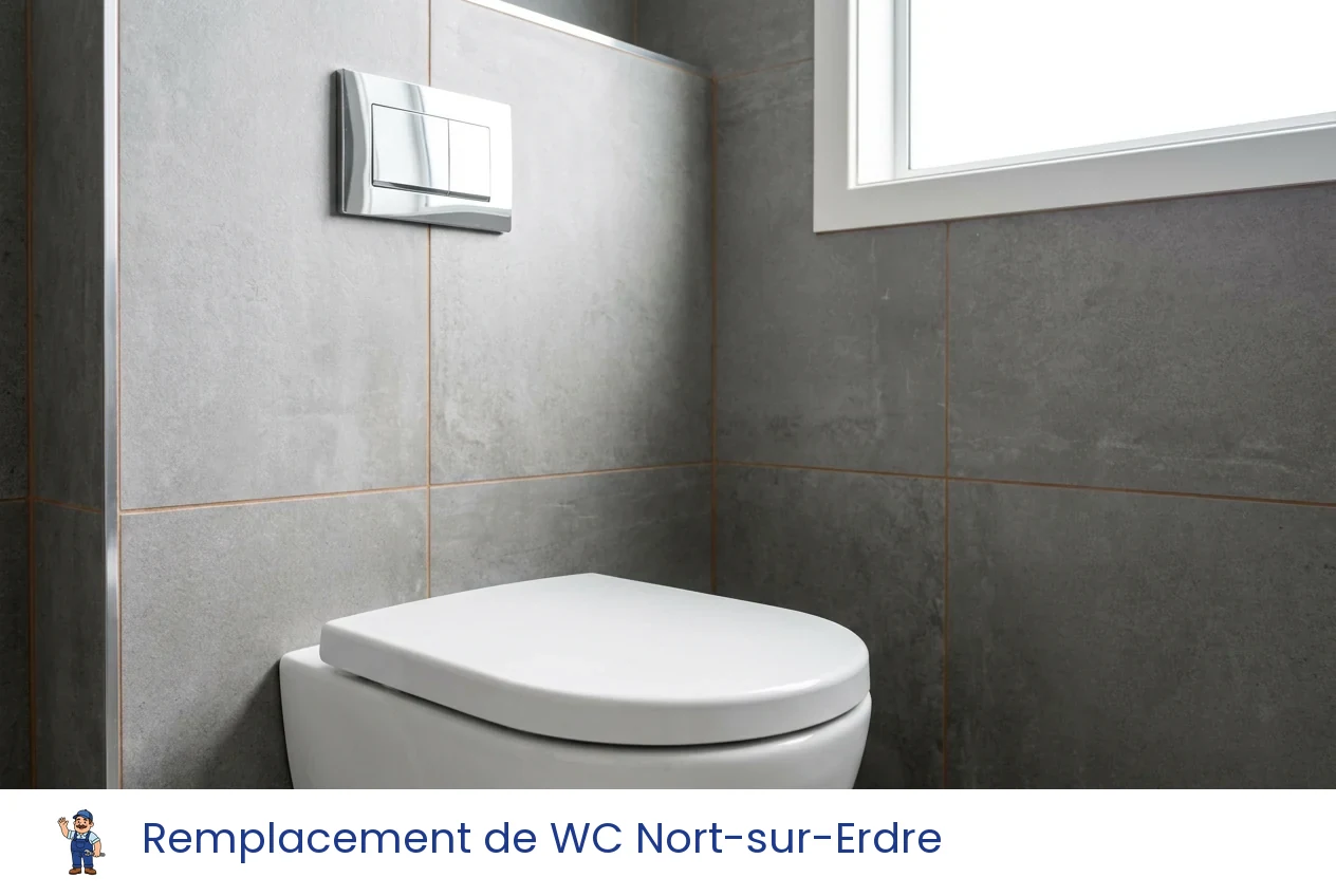 Remplacement de WC à Nort-sur-Erdre