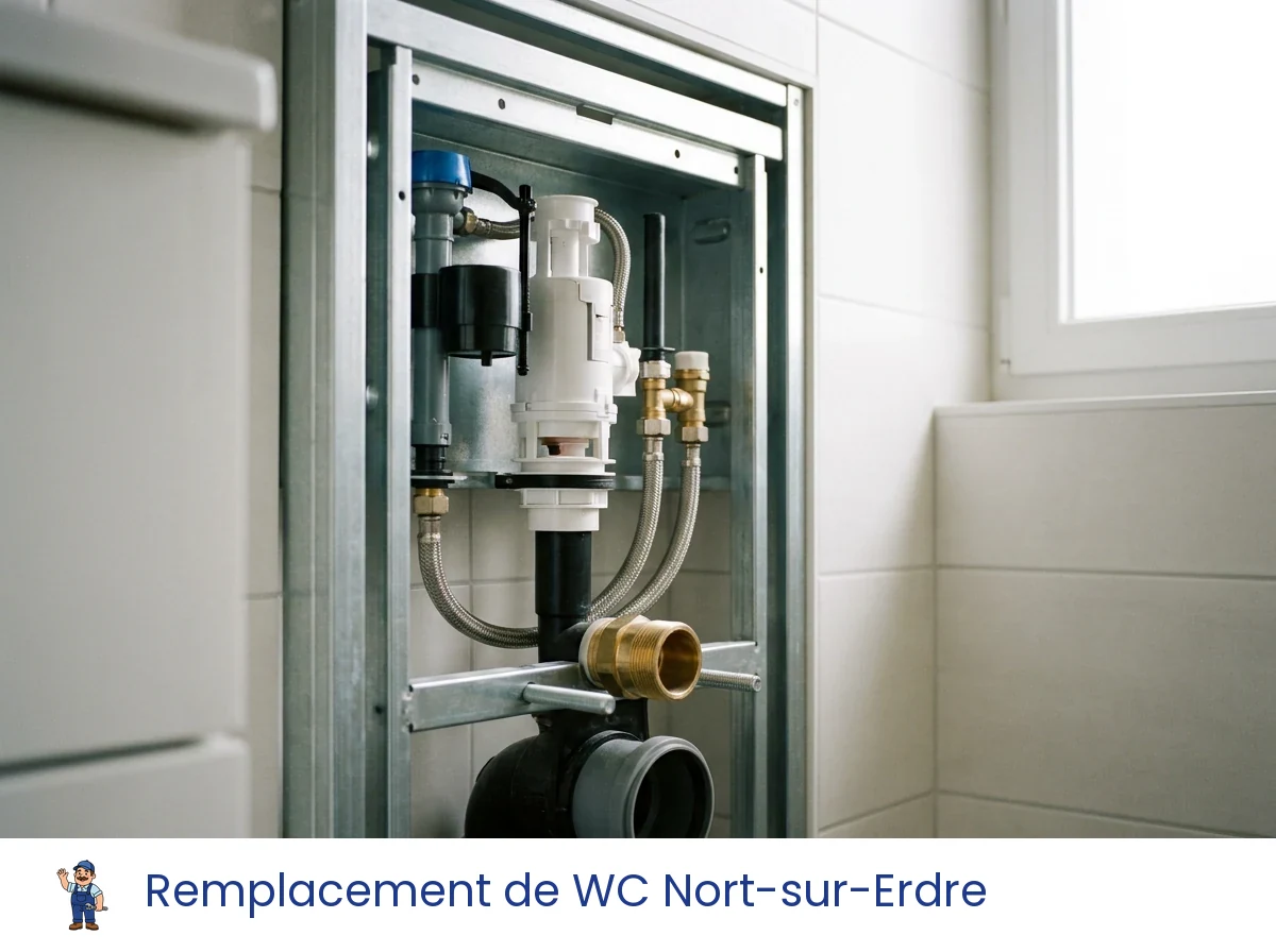 Remplacement de WC à Nort-sur-Erdre