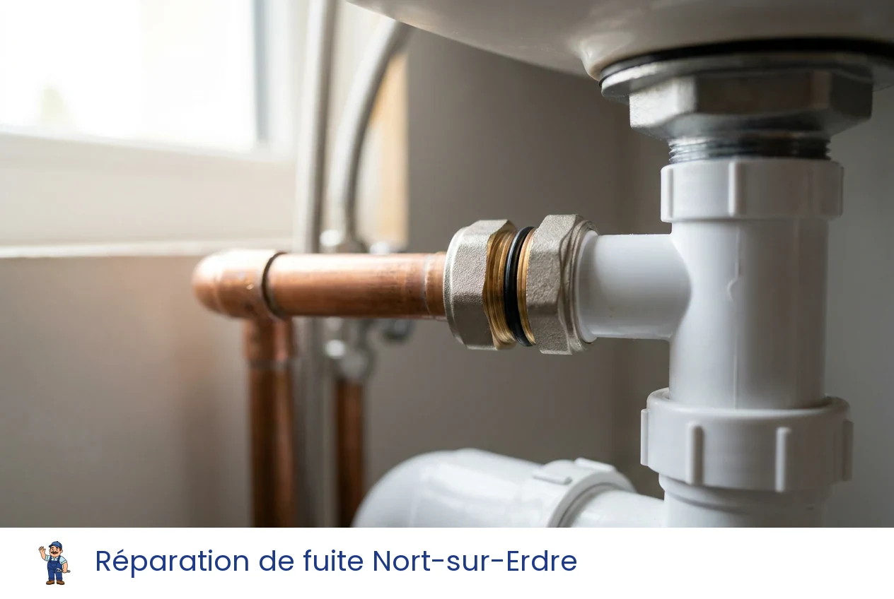 Réparation de fuite à Nort-sur-Erdre