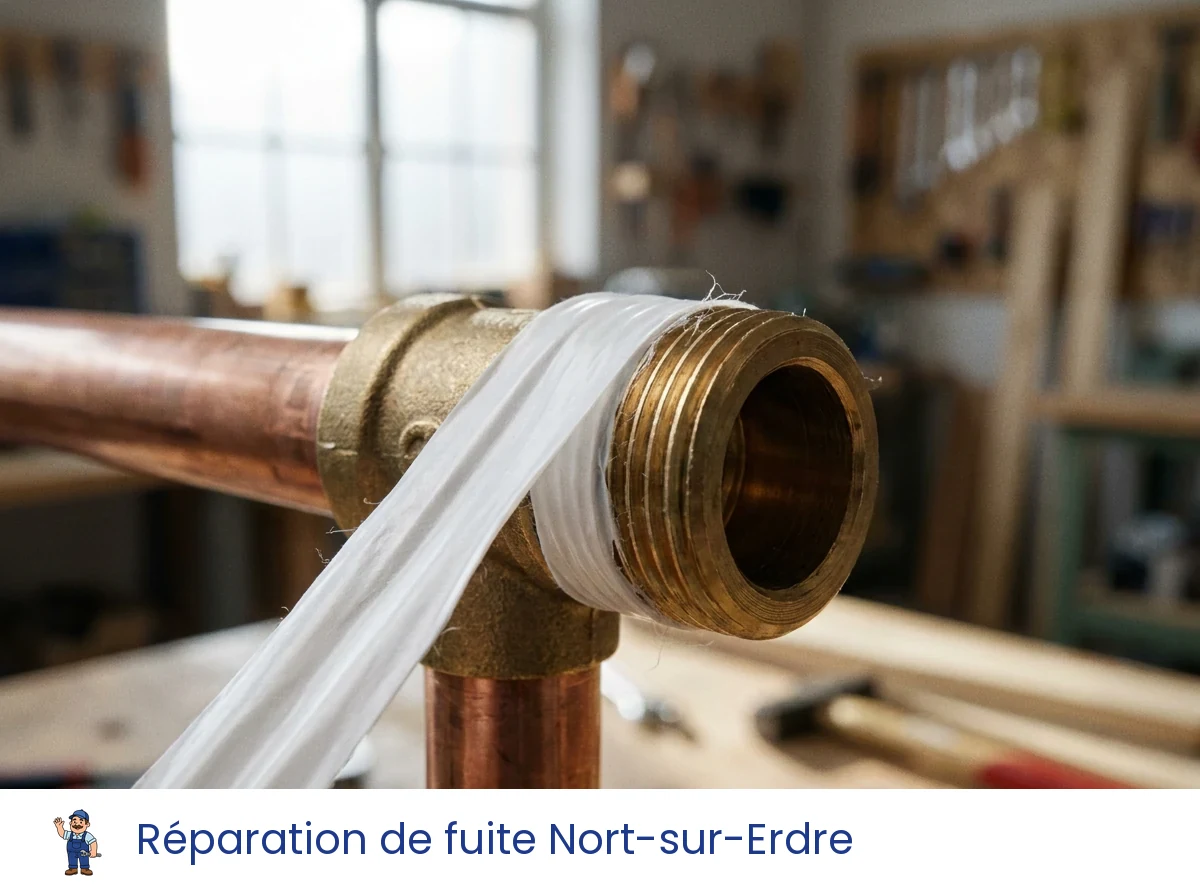 Réparation de fuite à Nort-sur-Erdre