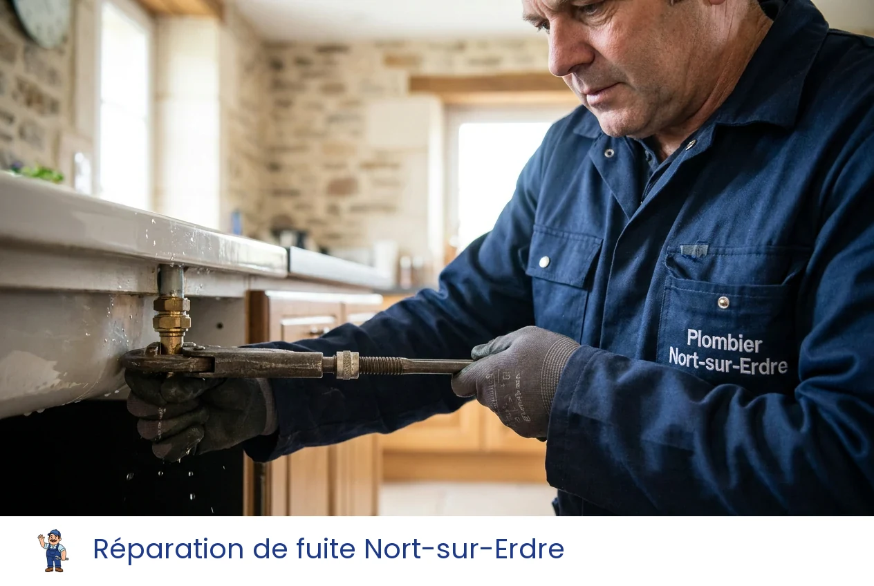 Réparation de fuite à Nort-sur-Erdre